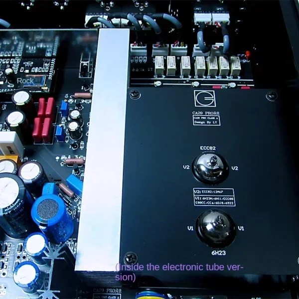 AMXEKR CA29 Bluetooth 5.1 Class a Tube Preamplifier HIFI Pure Power Amplifier with Remote Control Balanced Audio Output