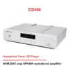 AMXEKR CD100 Audiophile CD Player with Top-Slide Cover, Balanced Decoding, Digital RCA Output, Home Audio with Remote Control