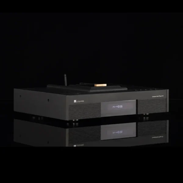 MUZISHARE C9 CD Player HiFi Music Streaming Audiophile Vacuum Tube ES9038Q2M Decoder HD Bluetooth 6KE8 Light