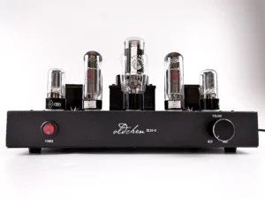 CHUBAN EL34 tube amplifier Class A, Hi-Fi audiophile, single-ended, hand-wired PSVANE tubes, Bluetooth optional.