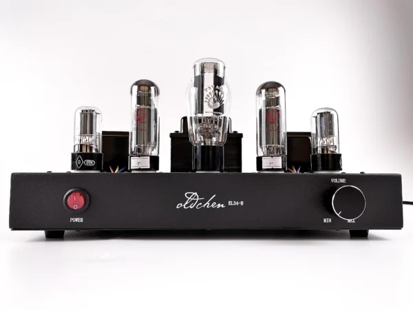CHUBAN EL34 tube amplifier Class A, Hi-Fi audiophile, single-ended, hand-wired PSVANE tubes, Bluetooth optional.