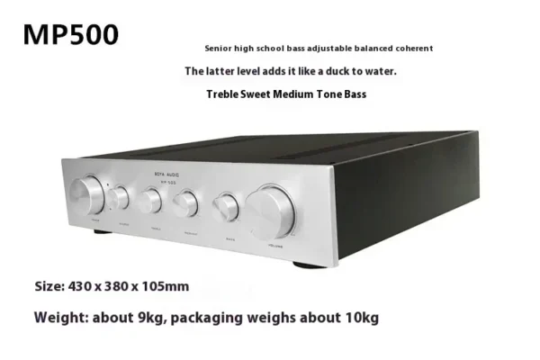 kf-S98a4623fab634e4a906c9962c4dc3011N CHUBAN MP500 6922 Electronic Tube Pre-Amplifier for HIFI High-Fidelity Audio, Features Tone Balance and Remote Control