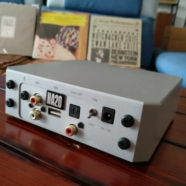 AMXEKR HA20 HIFI Desktop Headphone Audio Bluetooth Decoder Pure Class A High-fidelity Integrated Headphone Amplifier
