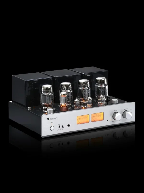MUZISHARE X7 KT88 Push-Pull Tube Amplifier Balanced GZ34 Light with Turntable And Remote Control for Hi-Fi Audio System