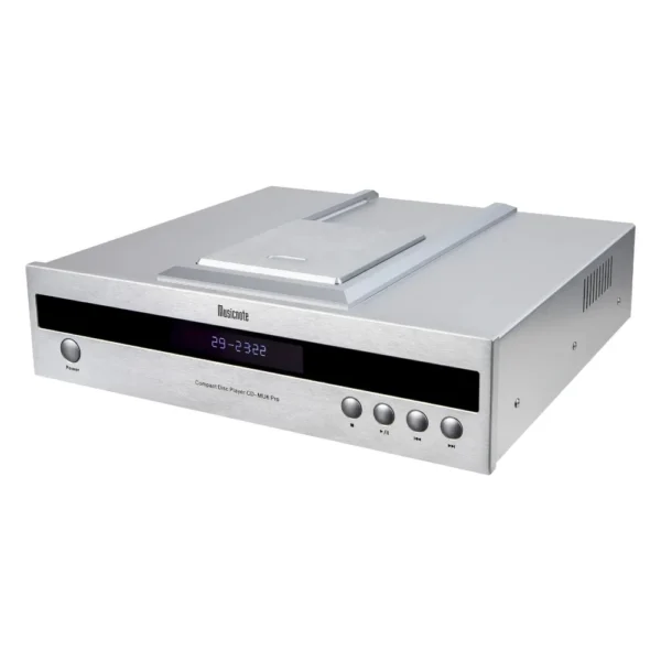 Musicnote MU6Pro Audiophile-Grade CD Player with Top Cover, Tube Balanced Output, 1795 Decoding, Digital Output, Remote Control