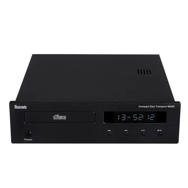 Musicnote MU20 CD Player: Professional Home HiFi CD Player with Balanced Coaxial and Optical Outputs, Includes Remote Control