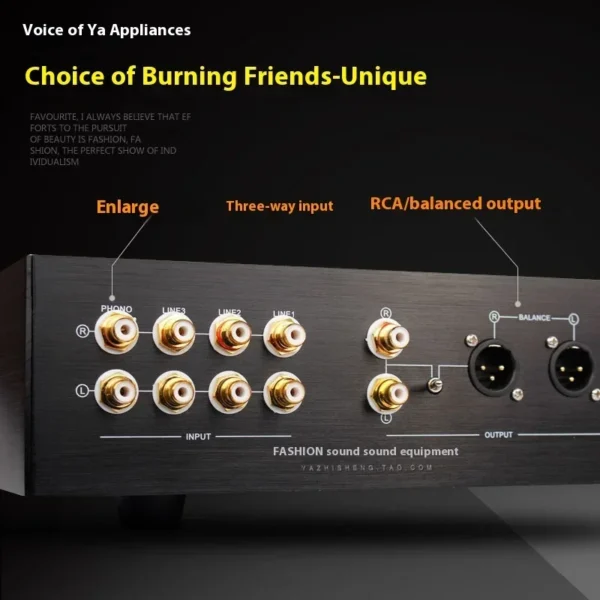kf-Sb59de263c97d4caa9fb1dc091fa86a0fy M-10L High-End Tube Preamp Amplifier HIFI Precision Circuit Transformer Output Balanced XLR Audio for Audiophiles