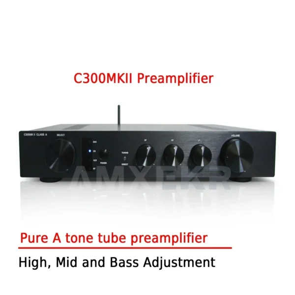 kf-Sb695fd1e185941d7bd3c83dedfd435b6G CHUBAN C300MKII Pure A-tone tube preamplifier with high, mid, and low frequency adjustment, supports Bluetooth with high-fidelit