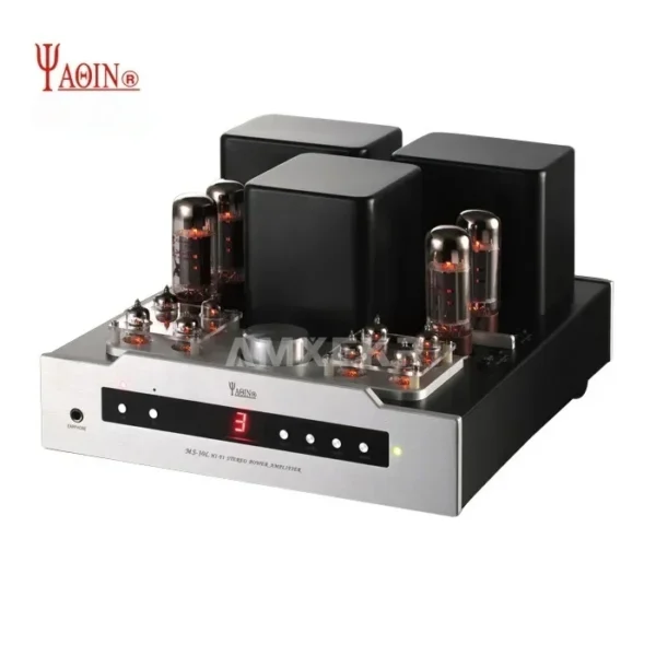 YAQIN MS-30L 40W x 2 EL34 Vacuum Tube Amplifier, High-Fidelity HiFi Home Audio Power Amplifier with Remote Control