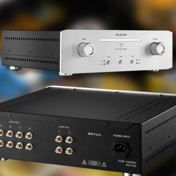 REISONG Q6, 12AX7 Tube Amplifier High Fidelity Home HIFI Audio System Tube Preamplifier M7 Improved HiEnd Circuit