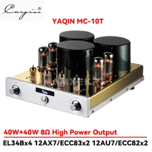 Yaqin MC-10T Vacuum Tube Amplifier 40W x 2 High Power EL34 Vacuum Tube HiFi Push-Pull High-Fidelity Home Audio System