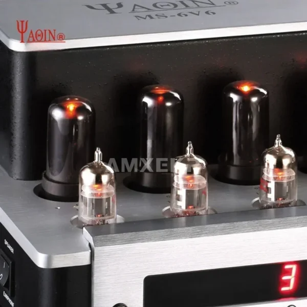 YAQIN MS-6V6 Tube Amplifier 6P6P Tube Amplifier Fever HiFi High Fidelity 12.5W*2 Power Amplifier Home Audio