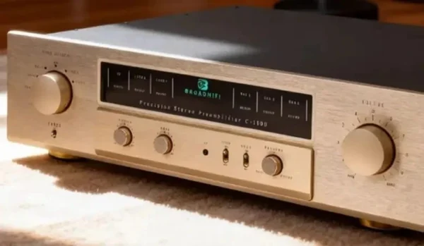 Referenz Accuphase C-2000 Vollständig Symmetrischer Class-A Hi-Fi-Vorverstärker Mit Höhen- Und Bassregelung Und Fernbedienung