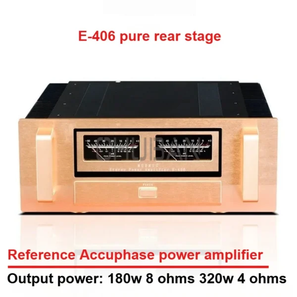 CHUBAN Reference Accuphase E-406 Line Class A and B High Power 320W*2 Pure Post-stage Amplifier Home HiFi Fever Audio