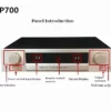 CHUBAN MP700 Fully Balanced High-Fidelity Preamplifier, HiFi Audiophile Class A Audio Amplifier for Home Use with Remote Control