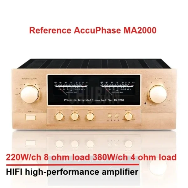 CHUBAN Reference Grade Accuphase MA2000 Power Amplifier with Tone Adjustment, 380W HiFi Audiophile-Grade Home Audio