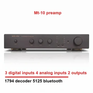 CHUBAN MT-10 Audiophile-grade Field Effect Preamplifier, 1794 Decoder, 5125 Bluetooth Module, with Remote Control, High-Fidelity