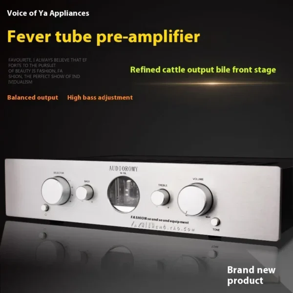 kf-Sd5c708ad139b4d3f873dd9bec09e3347b M-10L High-End Tube Preamp Amplifier HIFI Precision Circuit Transformer Output Balanced XLR Audio for Audiophiles