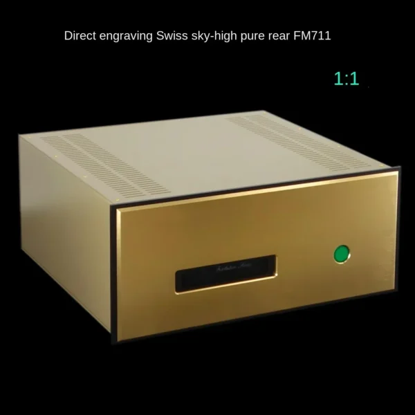 AMXEKR 1:1 replica FM711MK2 Swiss famous machine circuit 250W 8Ω balanced hifi fever pure post-stage power amplifier
