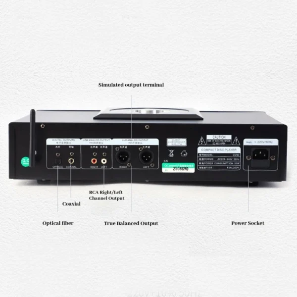 CHUBAN CD50 Classic Rice Cooker CD Player 2604 Audiophile Op-Amplifier Bluetooth USB Lossless High-Fidelity Desktop CD Player