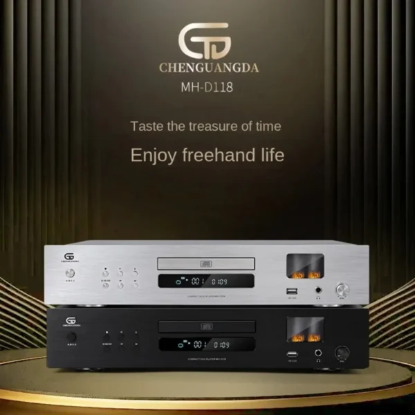 AMXEKR MH-D118 HIFI CD player High-fidelity lossless Bluetooth player USB playback amplifier tube