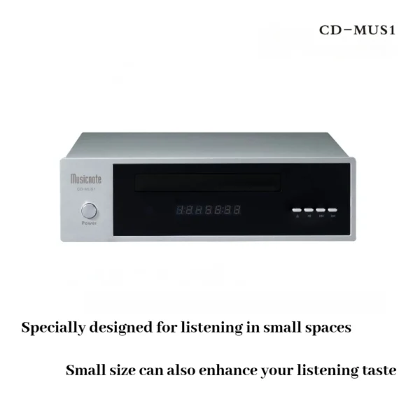 kf-Sde8f53c133544b86ba6b32d5d3f4a733b-1 musicnote CD-MUS1 Home/Small Apartment Desktop CD Player, Professional HiFi Audiophile CD Player