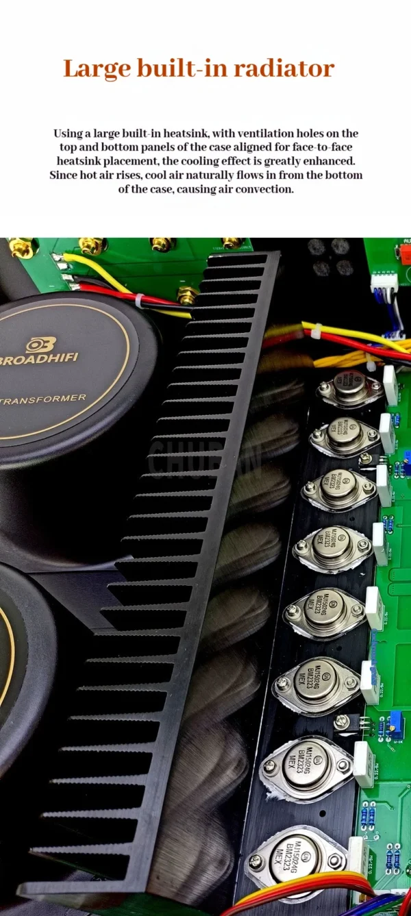 CHUBAN Reference Accuphase P-5000 Pure Power Amplifier: High Power 400W, Balanced Input, High Performance, High Fidelity Audio