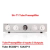 CHUBAN SA-T1 tube preamplifier, Hi-Fi audio, imported components, classic circuitry, tone adjustment.