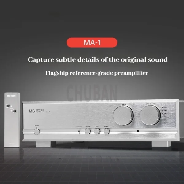 CHUBAN MA-1 Flagship Class-A Hi-Fi Preamplifier – Fully Balanced, Tone Control, Remote Included – High-End Home Audio