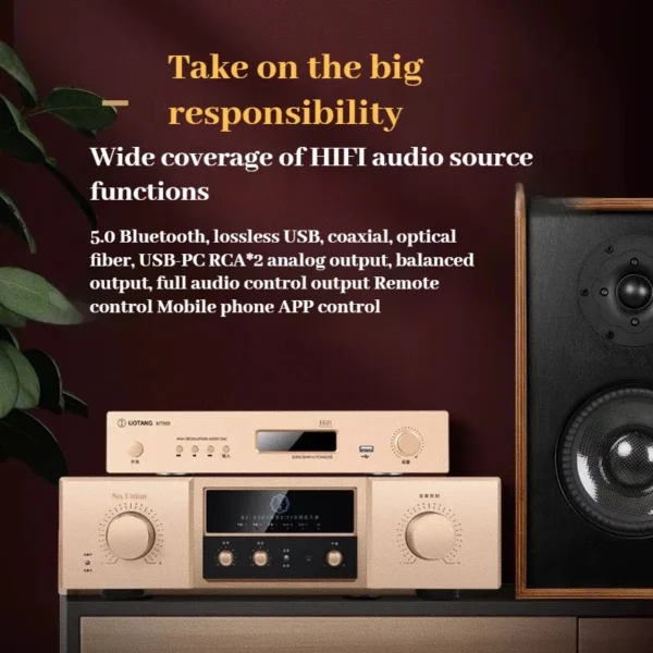 Youtang MT909 decoder hifi fever dac Bluetooth U disk lossless audio receiver DSD digital player