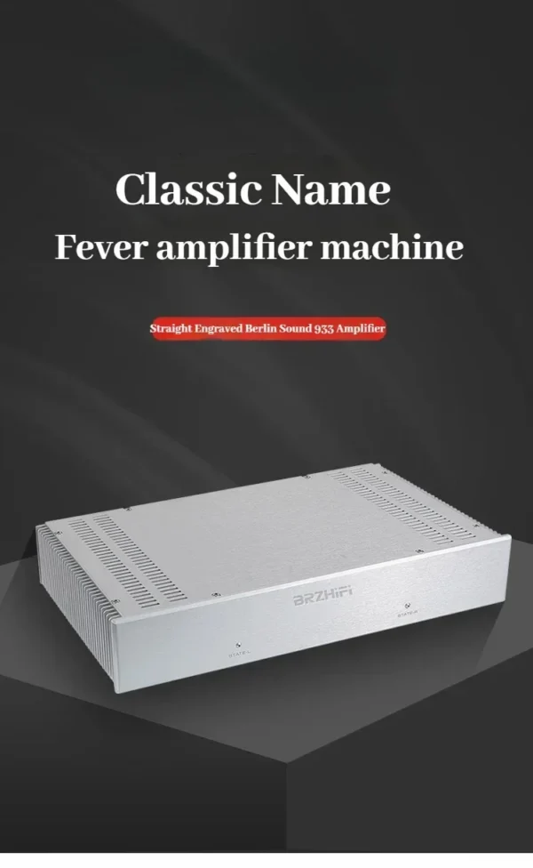 AMXEKR 1:1Direct-engraved Berlin 933 Amplifier Class A and B Pure Post-Amplifier Fever Audio HiFi Classic Design 150W+150W