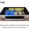 CHUBAN MP700 Fully Balanced High-Fidelity Preamplifier, HiFi Audiophile Class A Audio Amplifier for Home Use with Remote Control