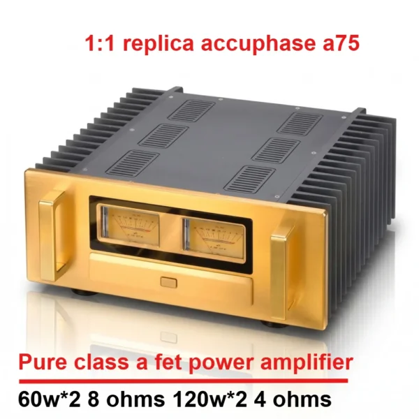 CHUBAN 1:1 Replica Accuphase A75 Line Reduced Version 120W*2 Pure Class A Field Effect Tube HIFI A75S Power Amplifier