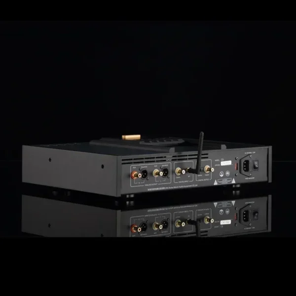MUZISHARE C9 CD Player HiFi Music Streaming Audiophile Vacuum Tube ES9038Q2M Decoder HD Bluetooth 6KE8 Light