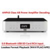 AWENHIFI HIFI Digital Audio Amplifier 80W*2 Power Bluetooth 5.0
