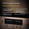 CHUBAN P1000 Reference Accuphase Class AB Integrated Amplifier with XLR/RCA Treb/Bass Adjustment and Remote Control Home Audio